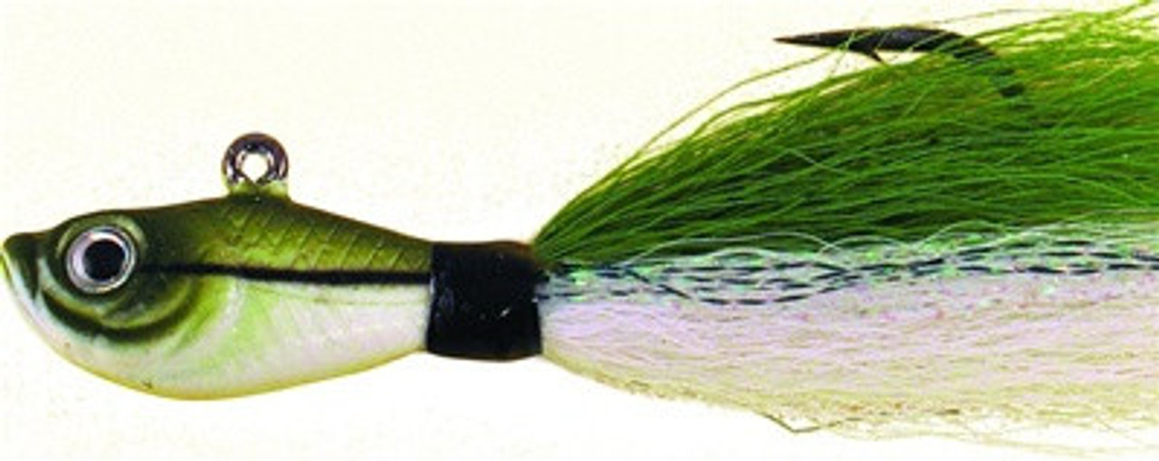 Prime Bucktail Jig - 4oz - Sand Eel Green - Ramsey Outdoor