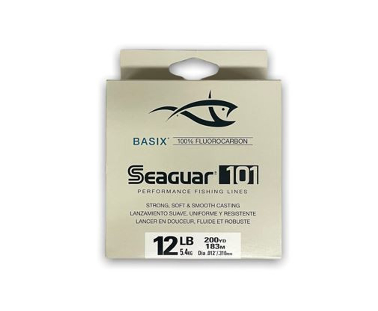 Seaguar Invizx 100% Fluorocarbon 200 Yard Fishing Line (12-Pound)