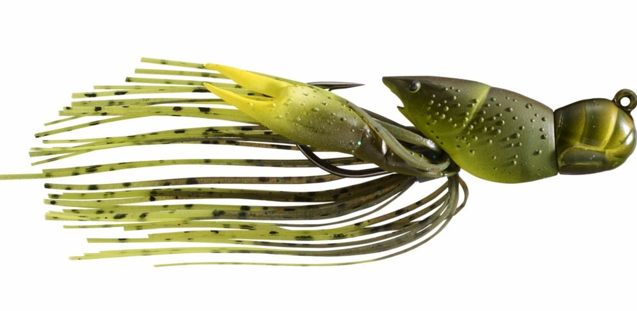 Hollow Body Crawfish - 1.5in - 3/8oz - Green Chartreuse - Ramsey