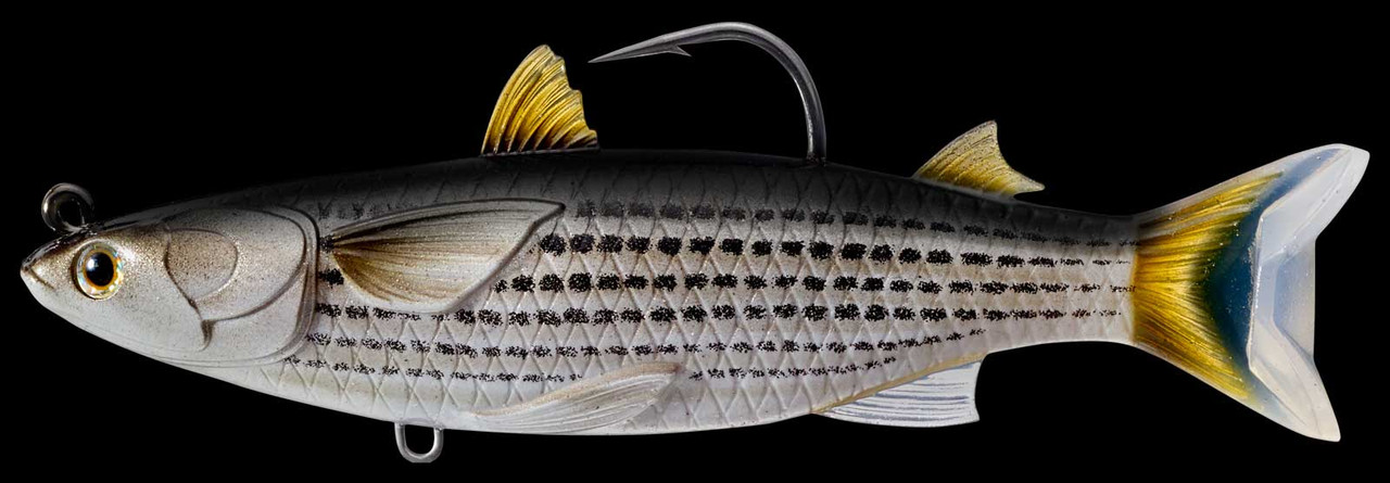 Mullet Swimbait - Silver/Black - Ramsey Outdoor