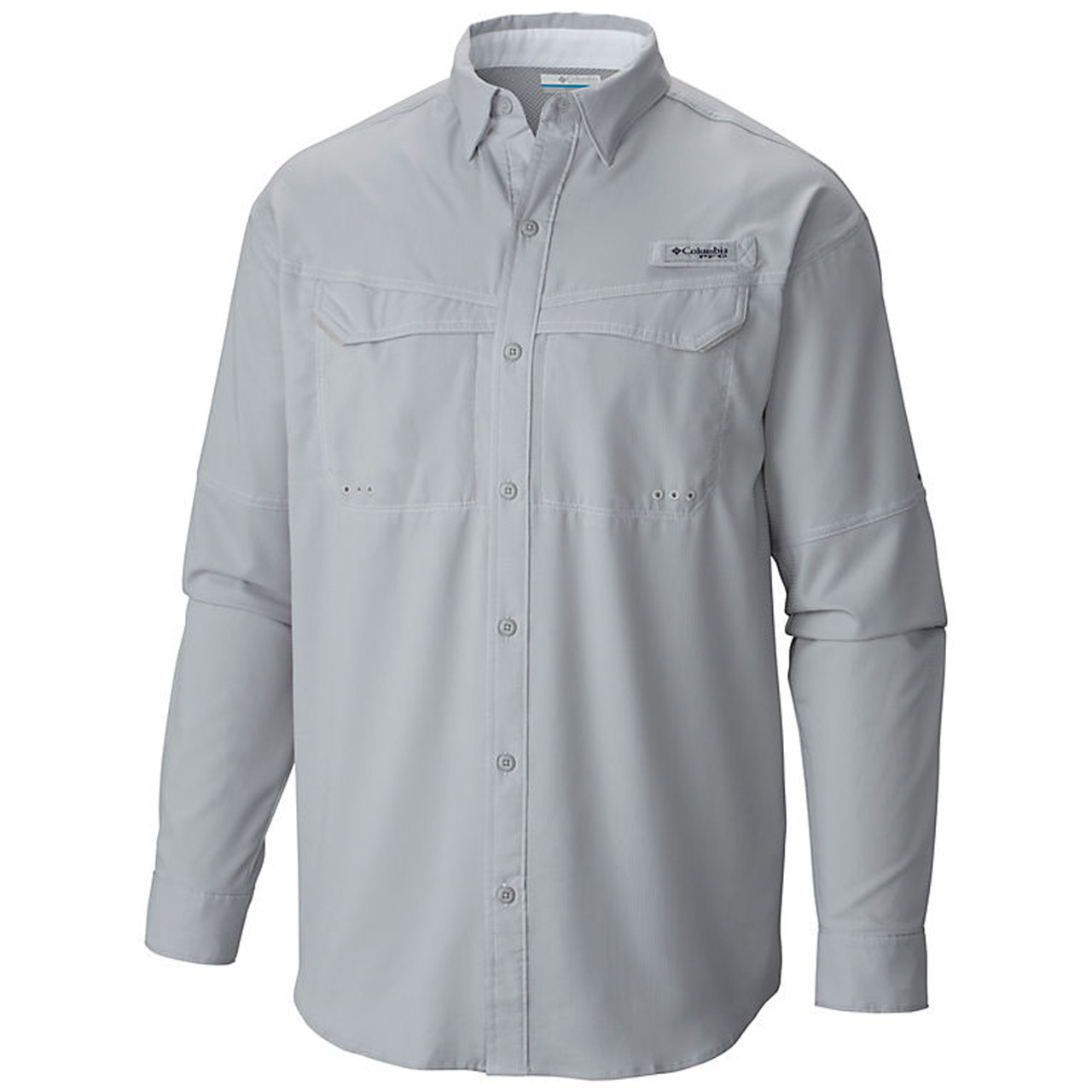 Men's PFG Low Drag Offshore Long Sleeve Shirt - Cool Gray - Ramsey Outdoor