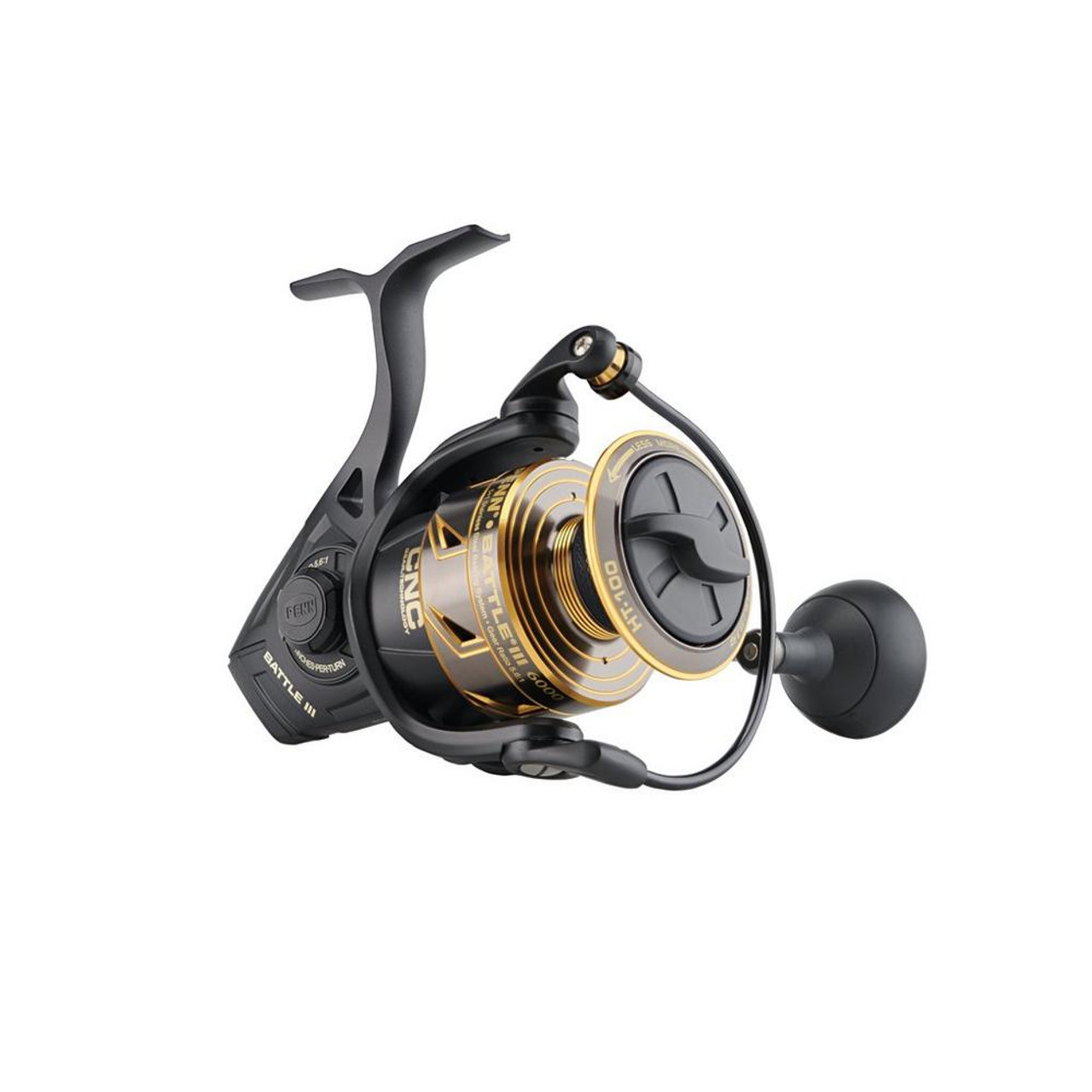 Battle III Spinning Reel - (BTLIII6000) - Black/Gold - Ramsey Outdoor