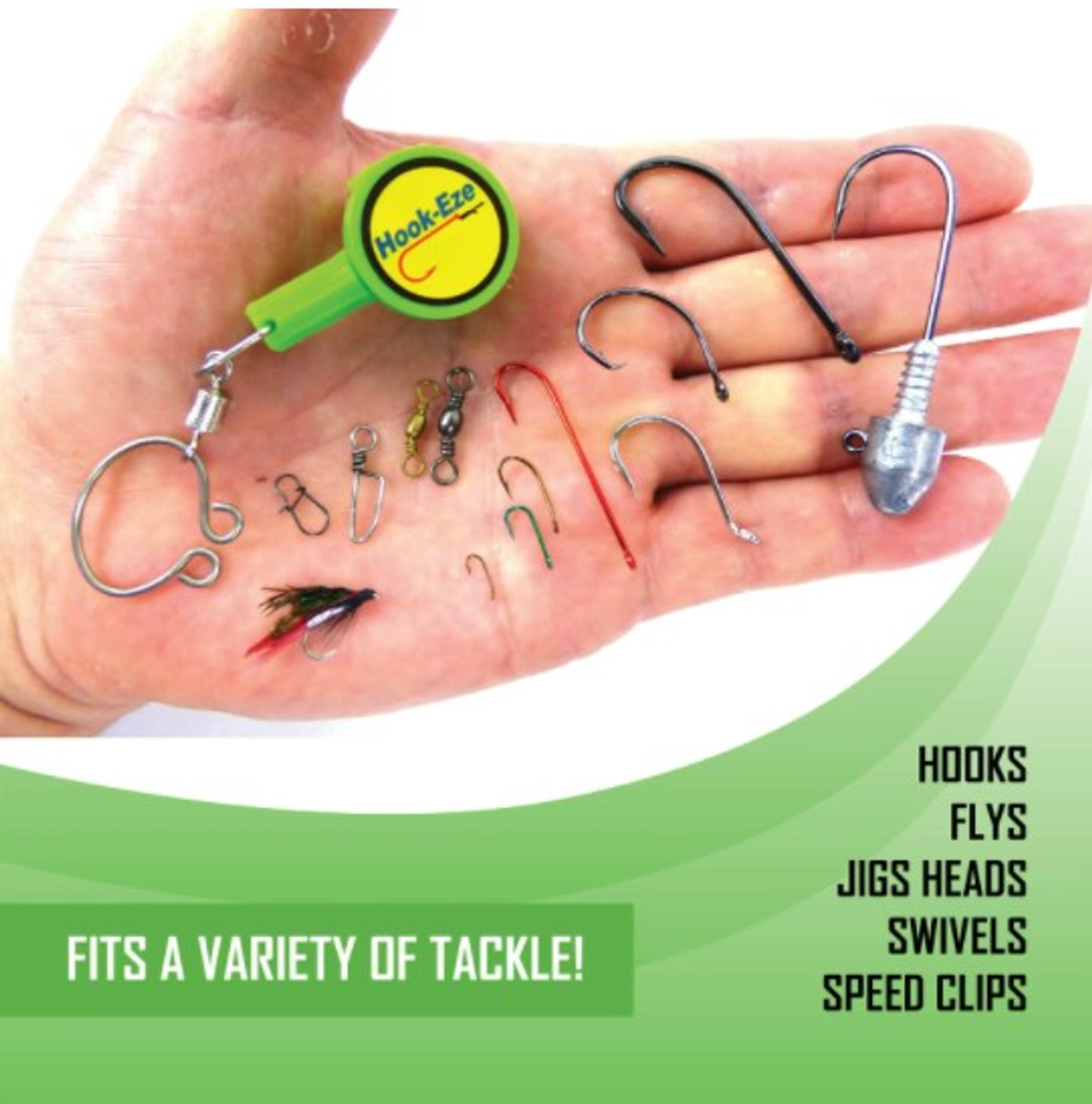 Hook-eze Fishing Knot Tying Tool-Original - Green - Ramsey Outdoor