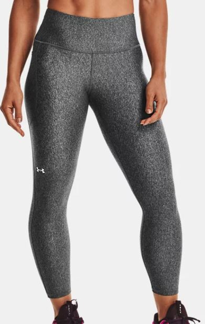  Under Armour Womens HeatGear Armour Pants, Charcoal Light  Heather (019)/White, X-Large : Clothing, Shoes & Jewelry