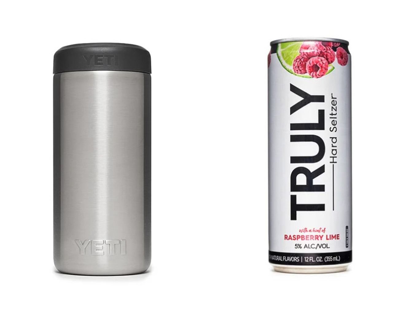 YETI Rambler 12 oz. Colster Slim Can Insulator for the Slim Hard Seltzer  Cans, Charcoal (NO CAN INSERT)