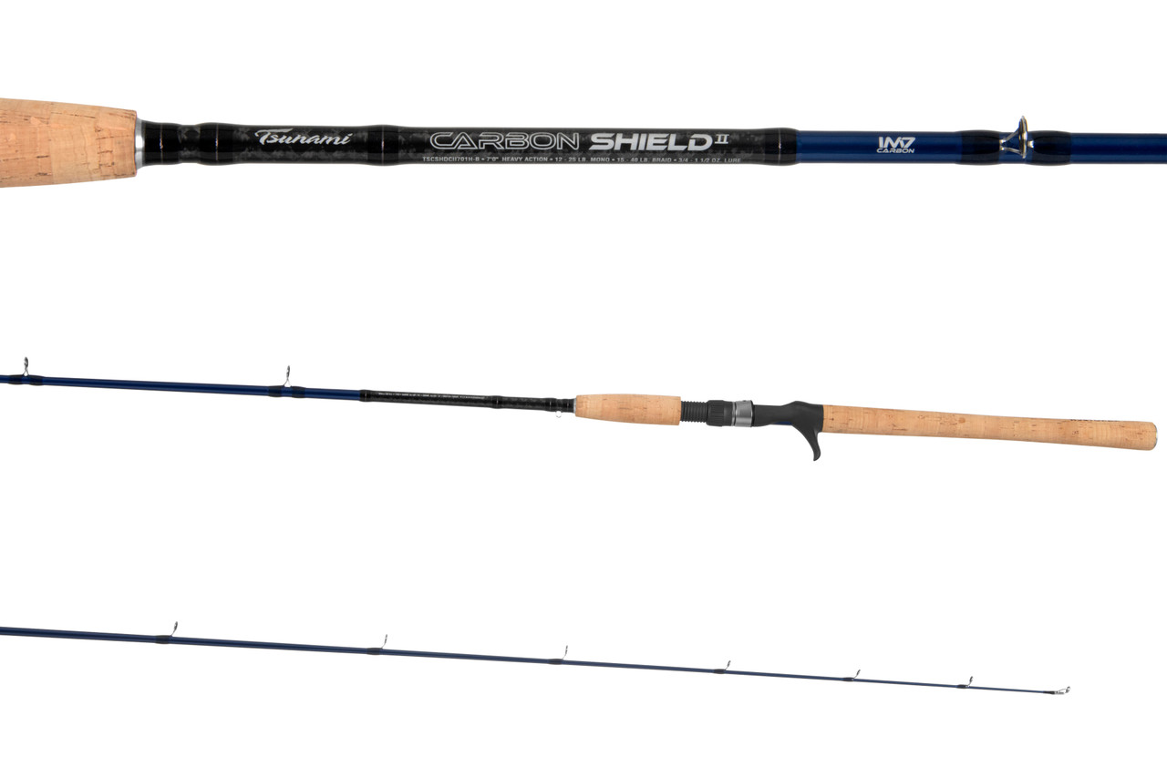 Carbon Shield II Boat Spinning Rod (701H) - Multi - Ramsey Outdoor