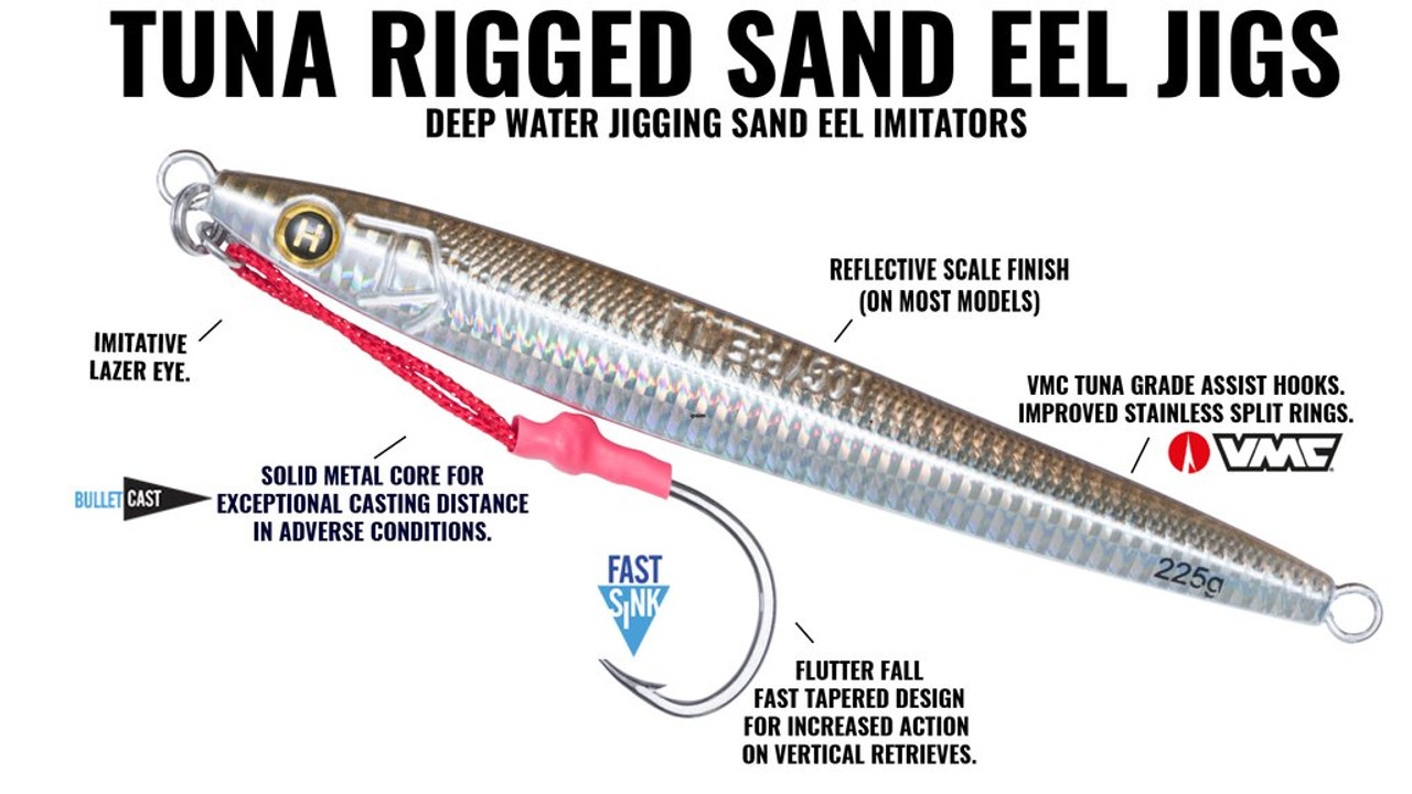 6 Sand Eel Jig Assist Hook - (6 1/2 oz) - Pink - Ramsey Outdoor