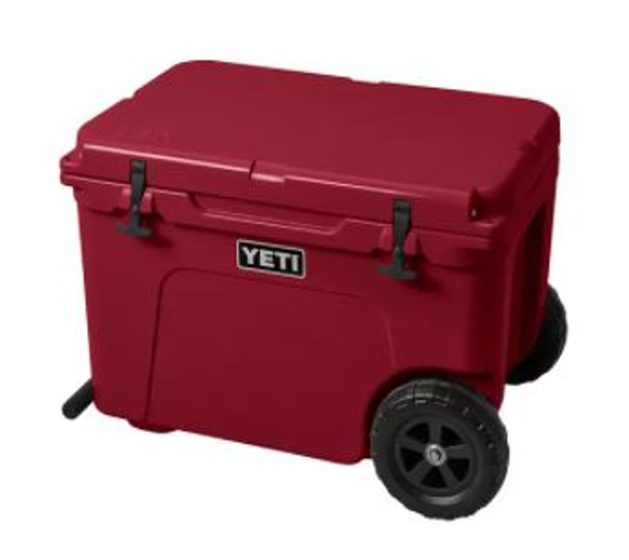 YETI®️ Tundra Haul Wheeled Cooler in Knockerball Red