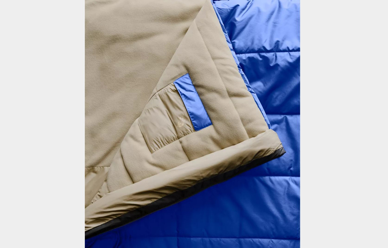 Eco Trail Bed Double 20 Long Sleeping Bag - TNF Blue/Twill Beige ...
