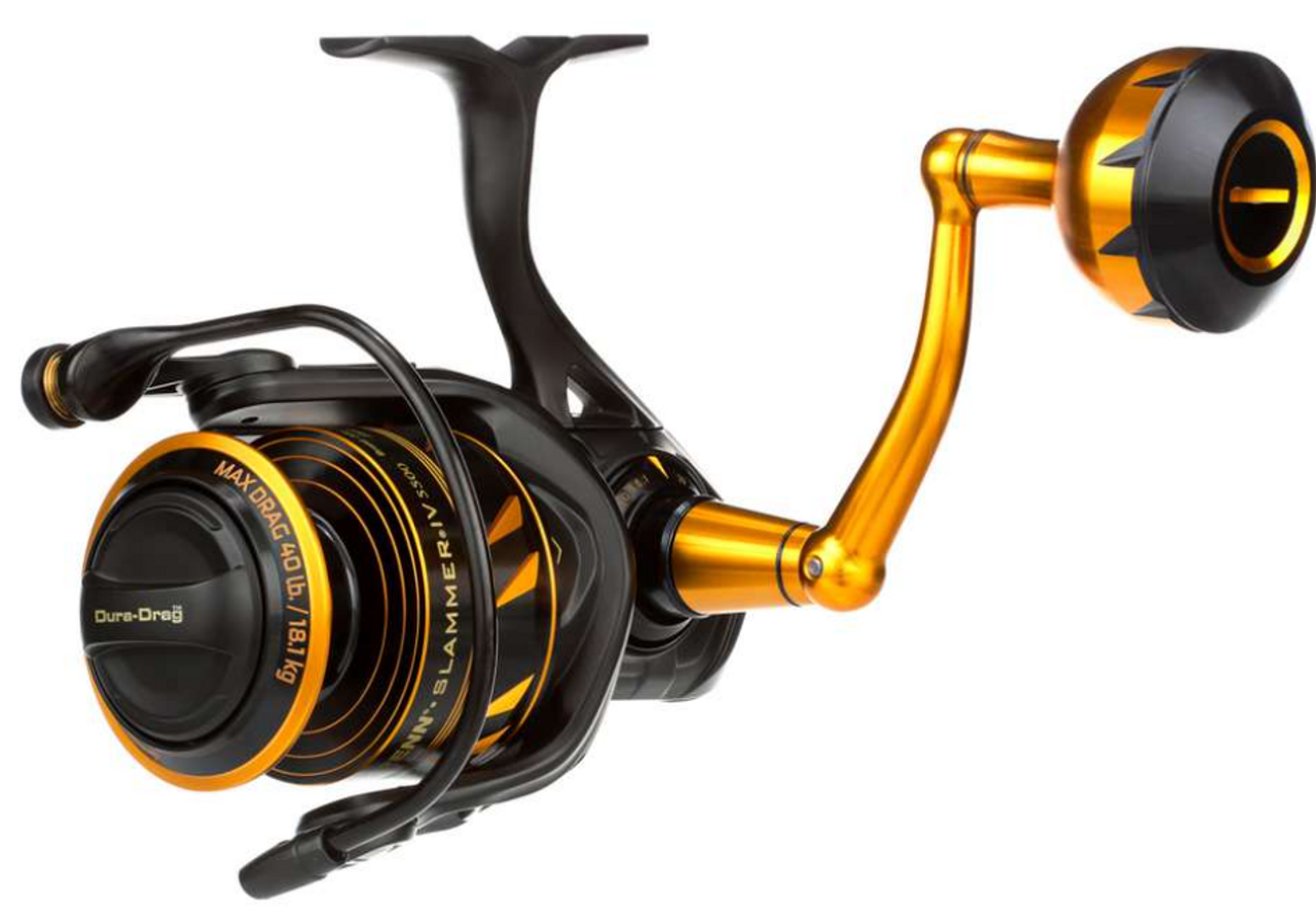 Slammer IV Spinning Reels - (SLAIV5500) - Black/Gold - Ramsey Outdoor