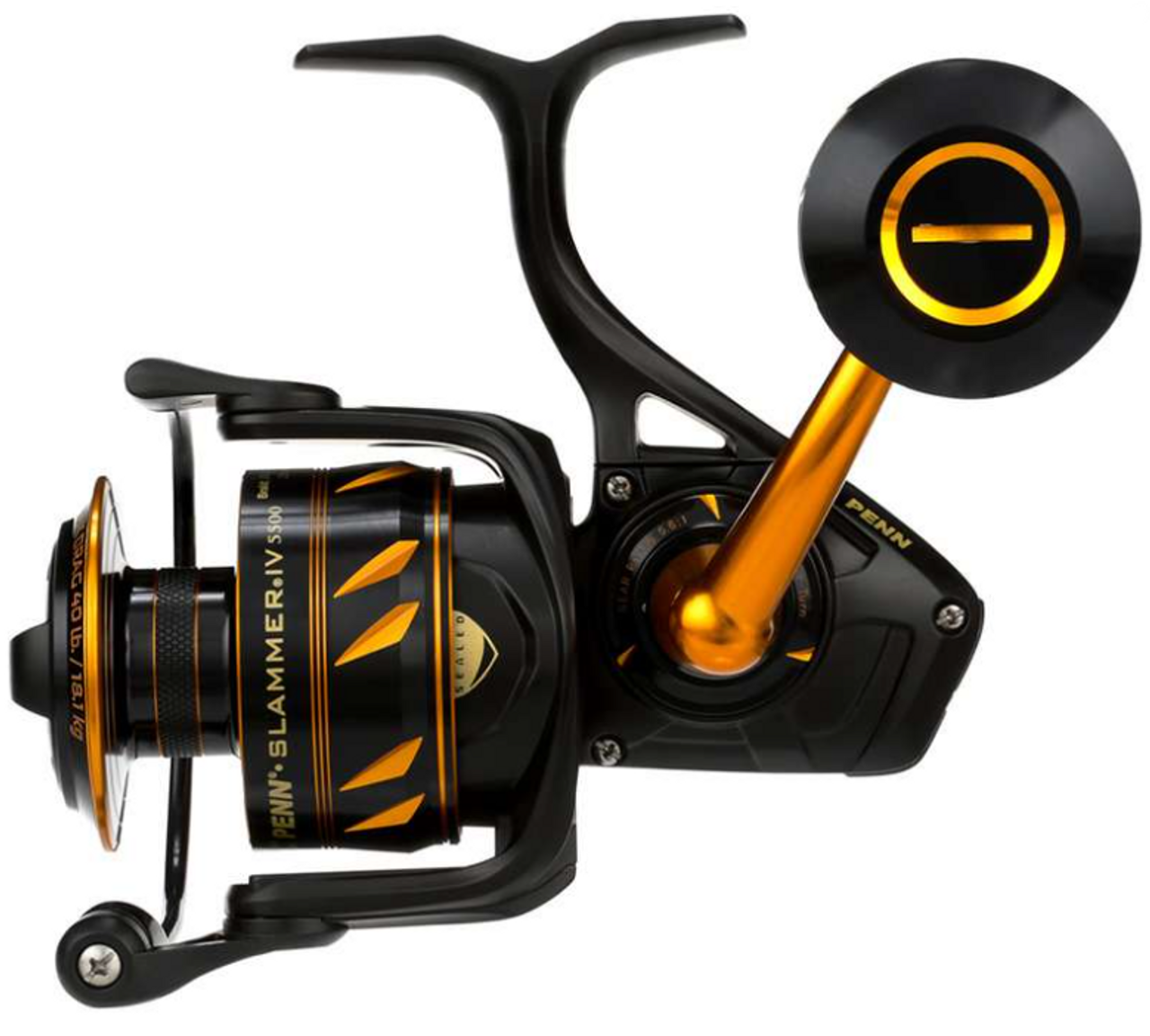 Slammer IV Spinning Reels - (SLAIV5500) - Black/Gold - Ramsey Outdoor