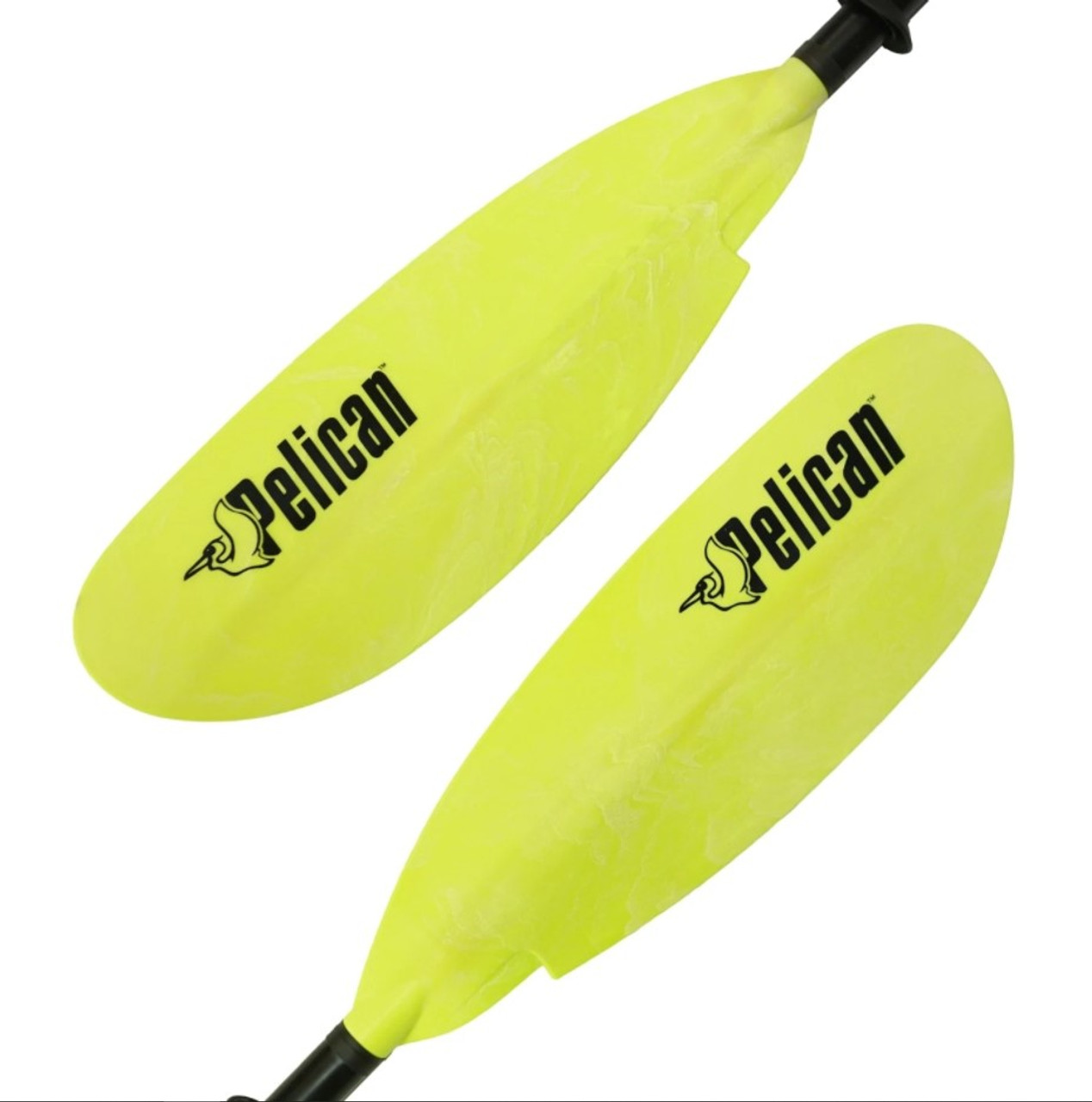 Poseidon Kayak Paddle - 230CM - Fade Yellow/Green - Ramsey Outdoor
