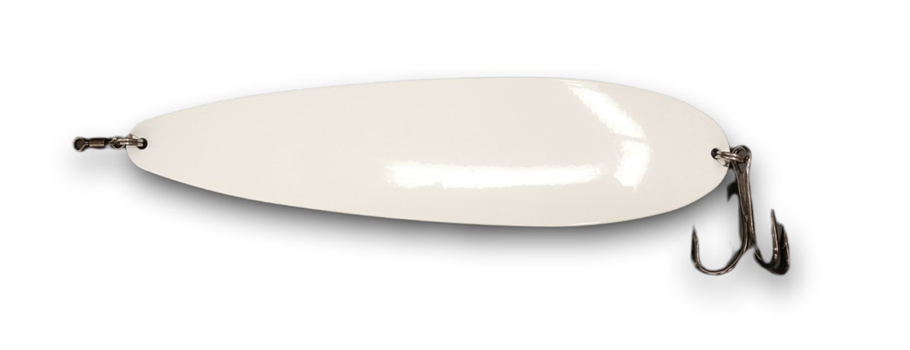 Nichols Lures Ben Parker Super Magnum Spoon - 9in - Snow