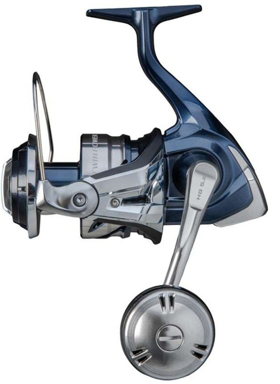 TwinPower 8000HG SWC Spinning Reel - (TPSW8000HGC) - Gray/Blue