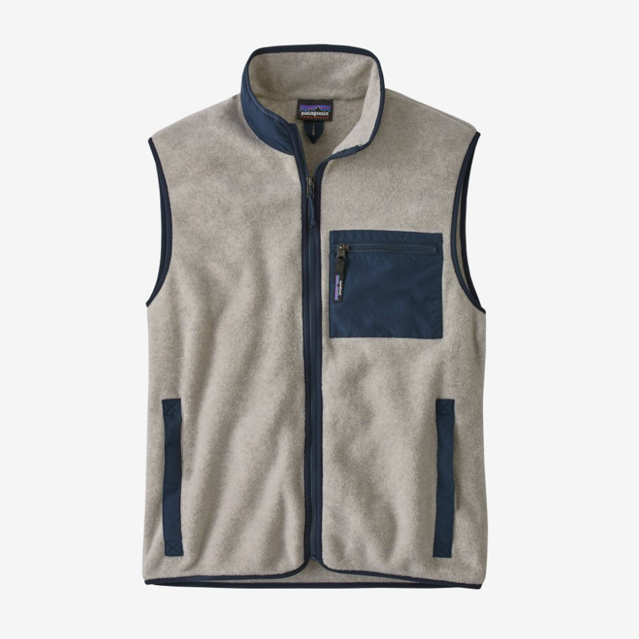 Men's Fleece Vest - Oatmeal - Ramsey Outdoor