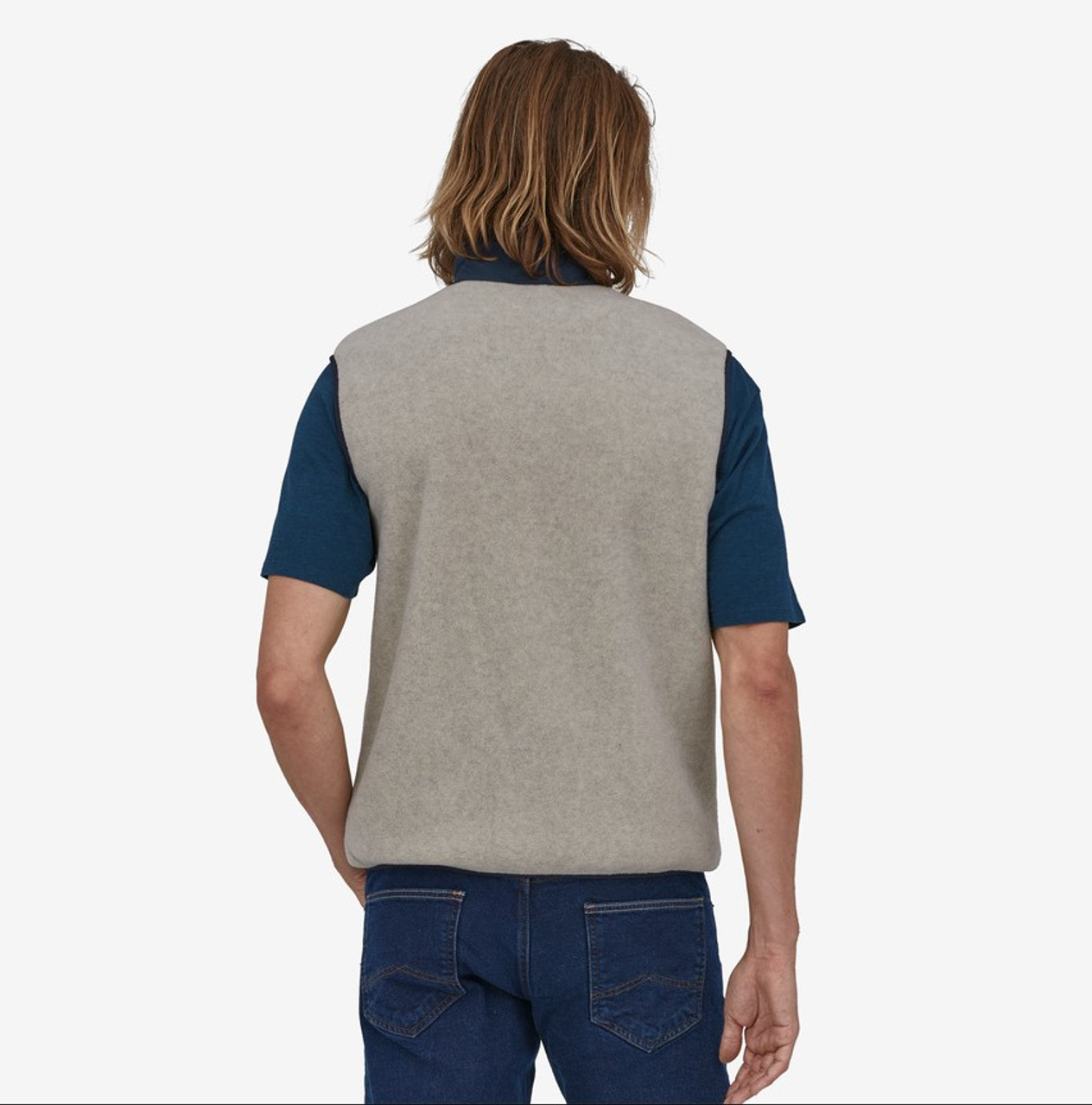 Men's Fleece Vest - Oatmeal - Ramsey Outdoor