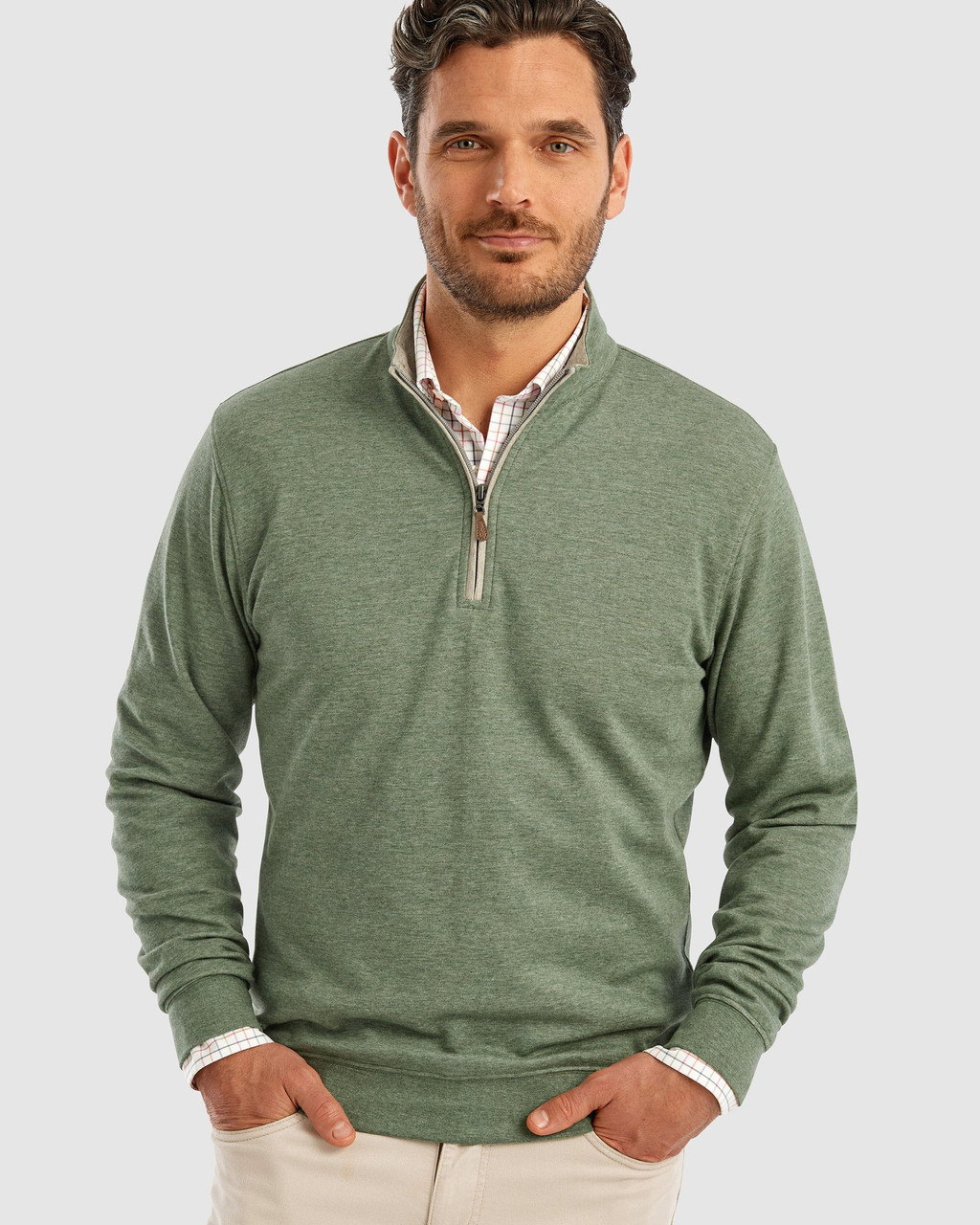 Weatherproof 151391 Vintage Cotton Cashmere Quarter-Zip Sweater