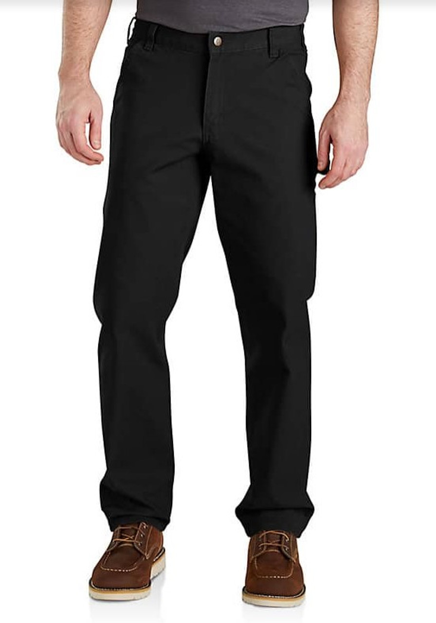 Men's Rugged Flex Relaxed Fit Duck Utility Work Pant - Black