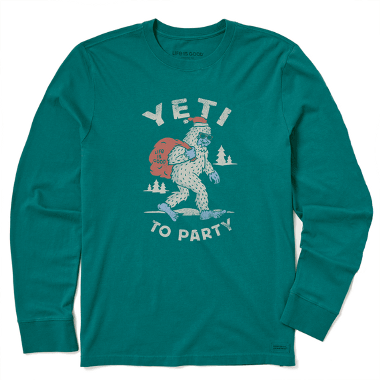 Men's Yeti To Party Long Sleeve Crusher Tee