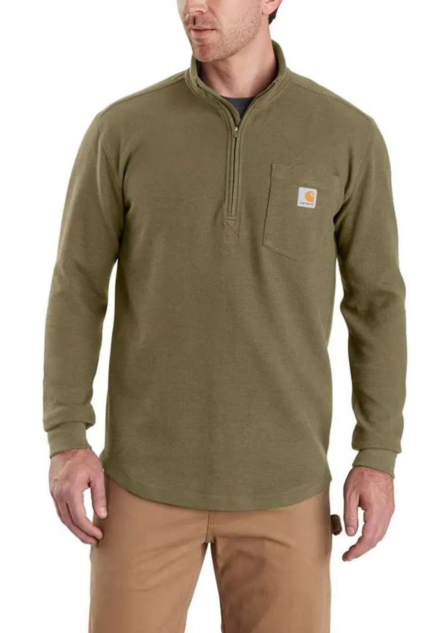 men's carhartt half zip pullover