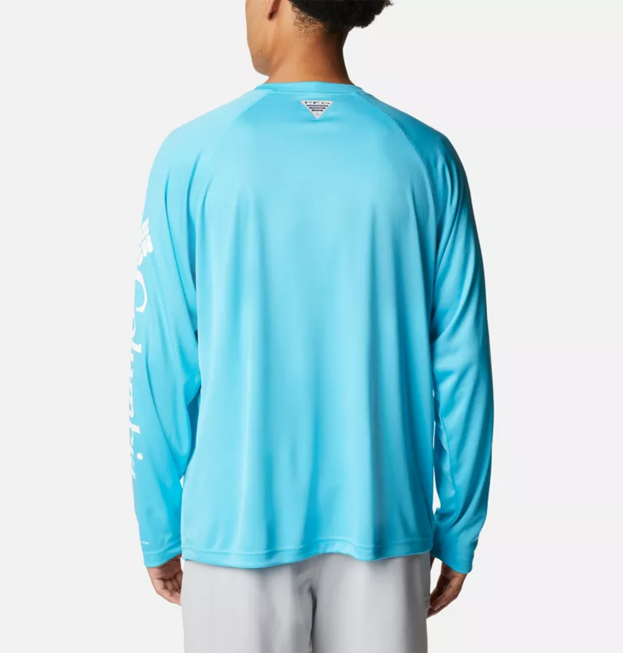 Columbia Men's Terminal Tackle Long Sleeve Shirt, Ocean Mint/White Logo,  Small : : Clothing, Shoes & Accessories