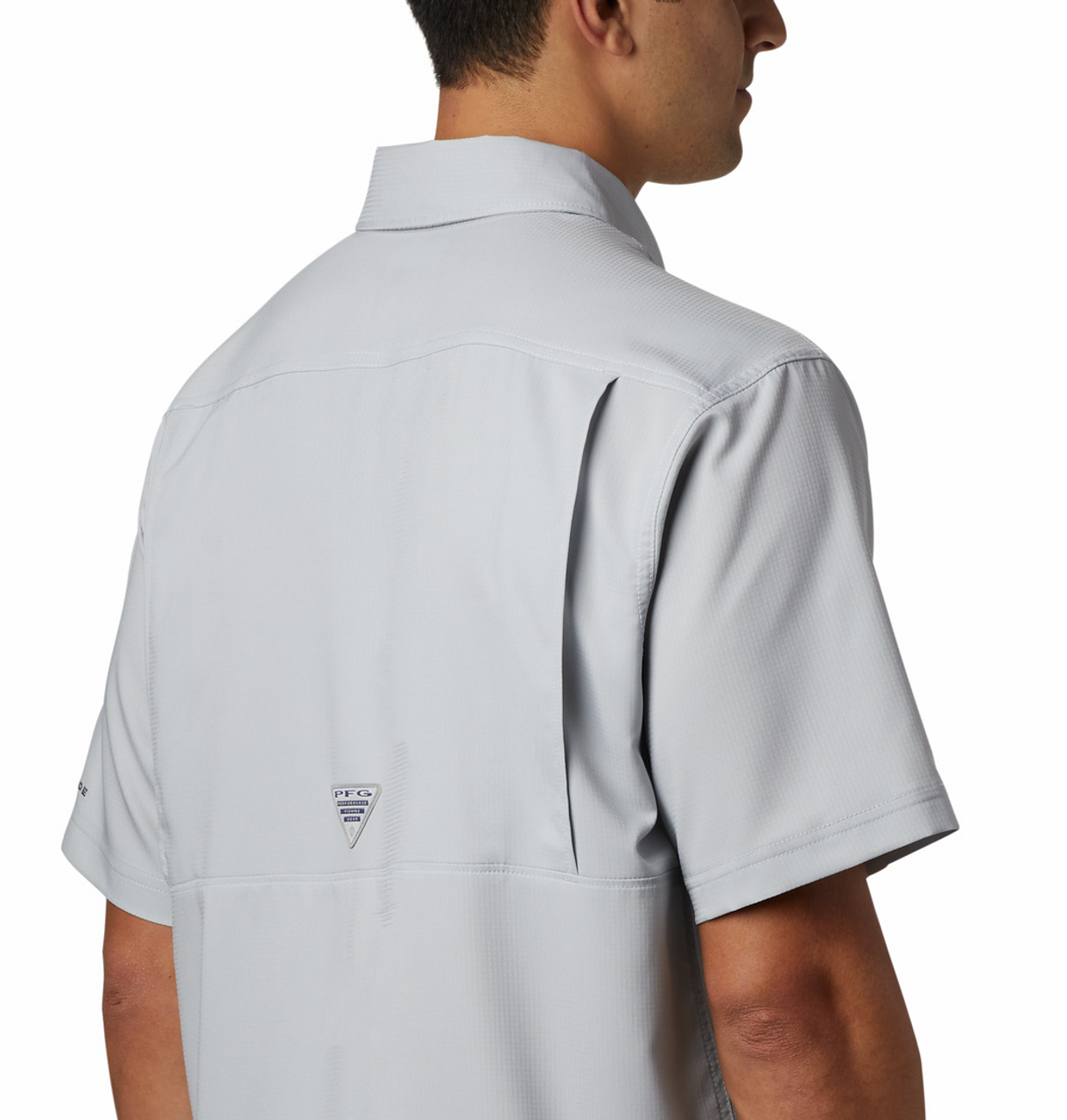 Men's PFG Low Drag Offshore Short Sleeve Shirt - Cool Grey - Ramsey Outdoor