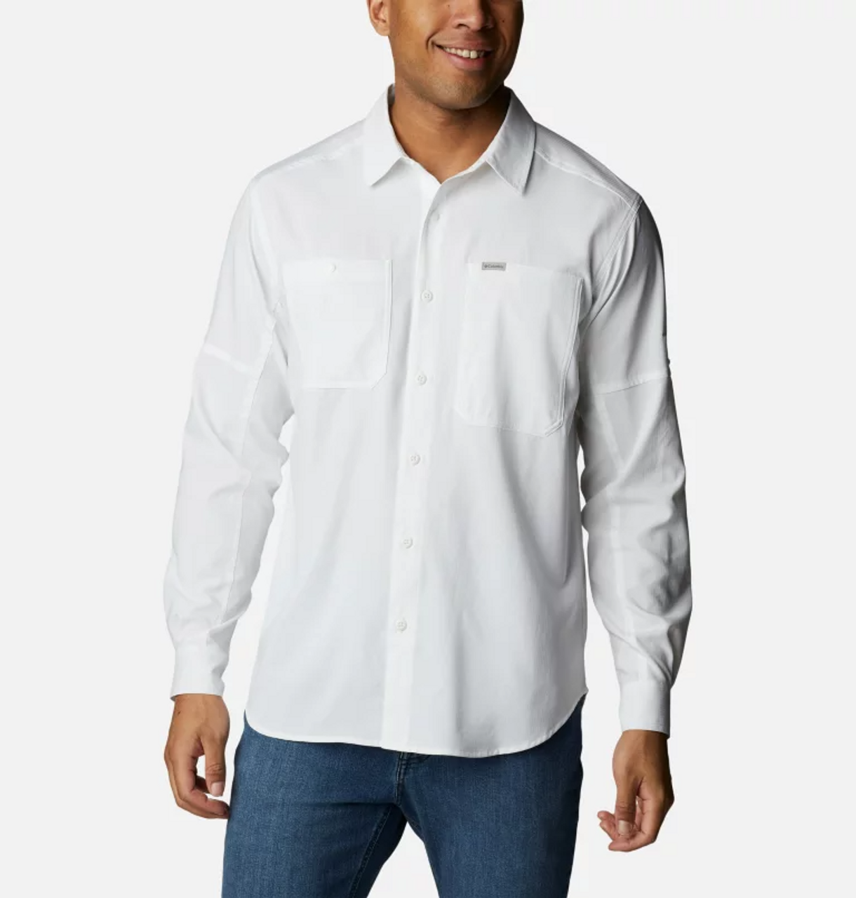 Columbia Men's Silver Ridge Utility Lite Long Sleeve Shirt - White