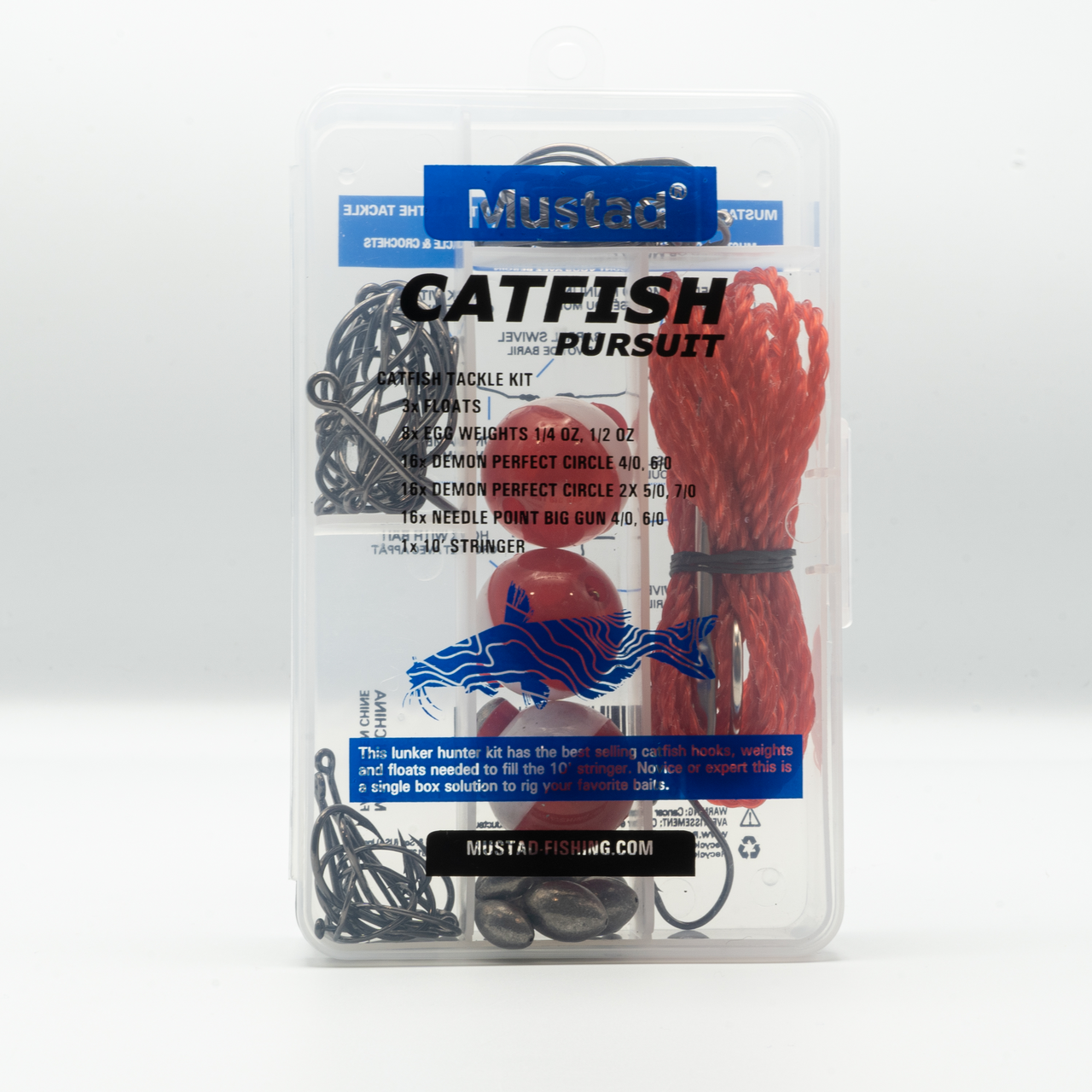 Mustad Catfish Pursuit Assorted Hook Kit