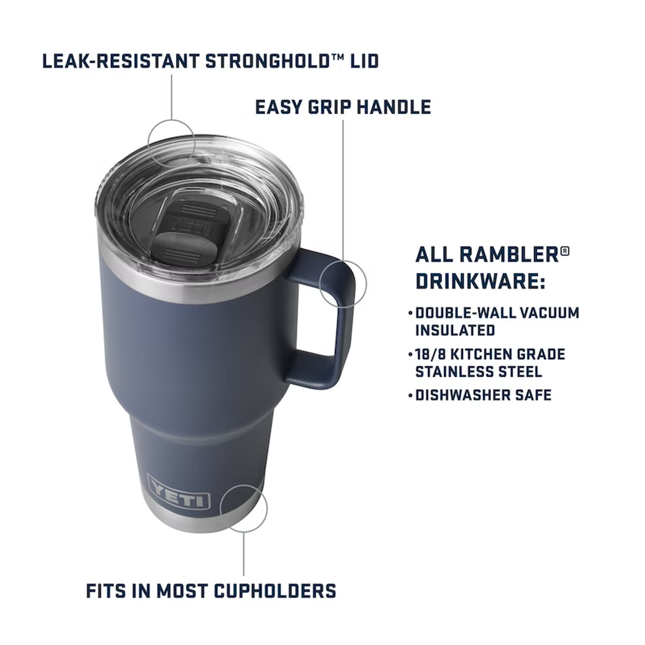 Yeti 30 oz. Rambler Travel Mug High Desert Clay