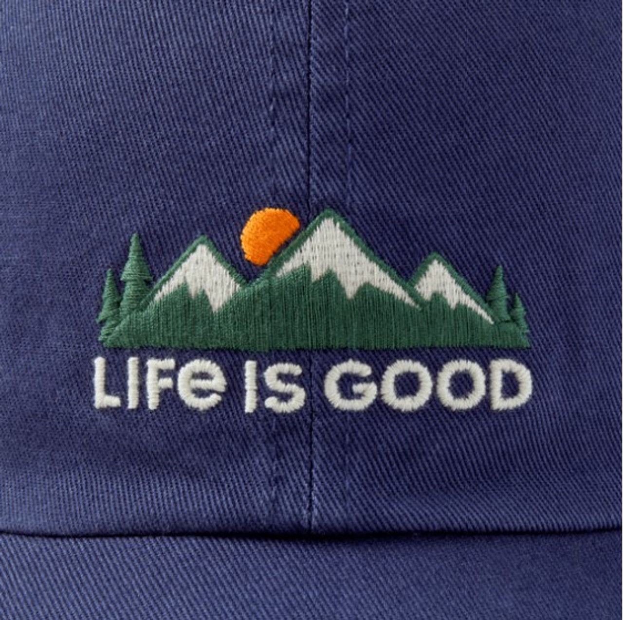 Life Is Good Mountains Chill Cap - Darkest Blue - Ramsey Outdoor