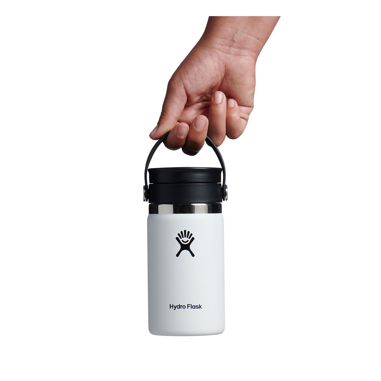Hydro Flask 12 Oz Coffee Cup with Flex Sip Lid - White