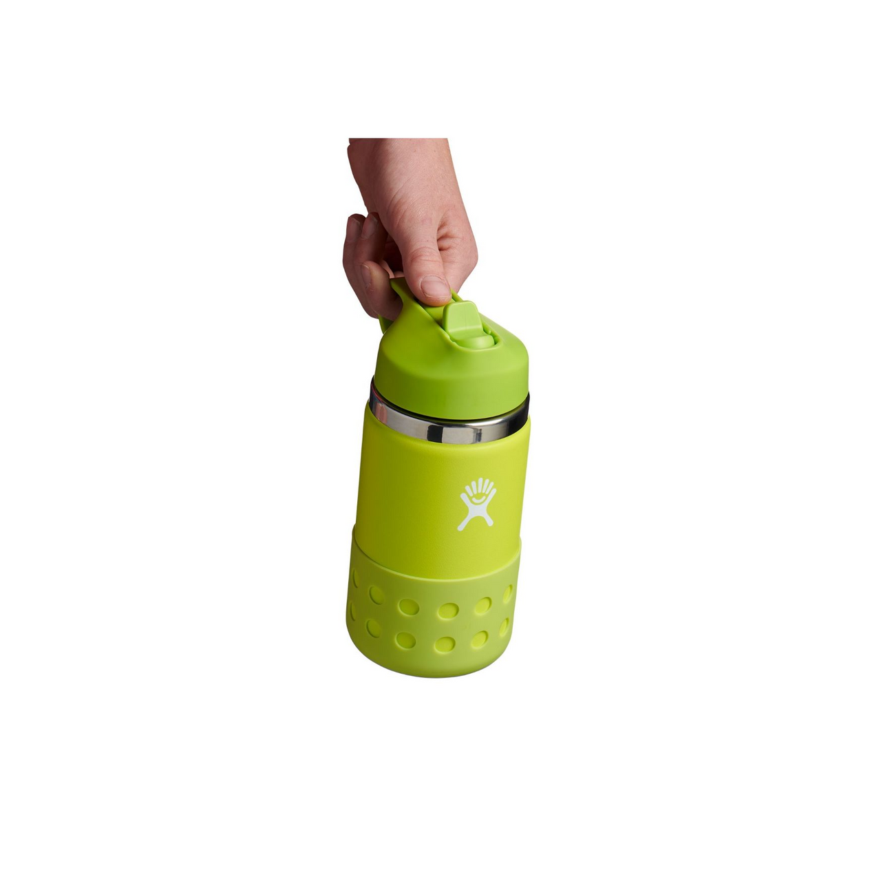 Hydro Flask Kids Wide Mouth Straw 12oz Bottle - Honeydew