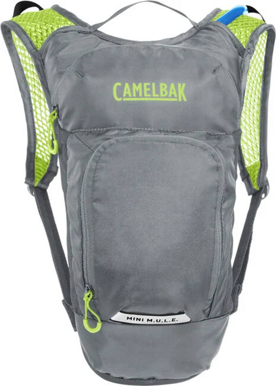 CamelBak Mini M.U.L.E. 50 oz Hydration Pack (Metal Grey/Green)