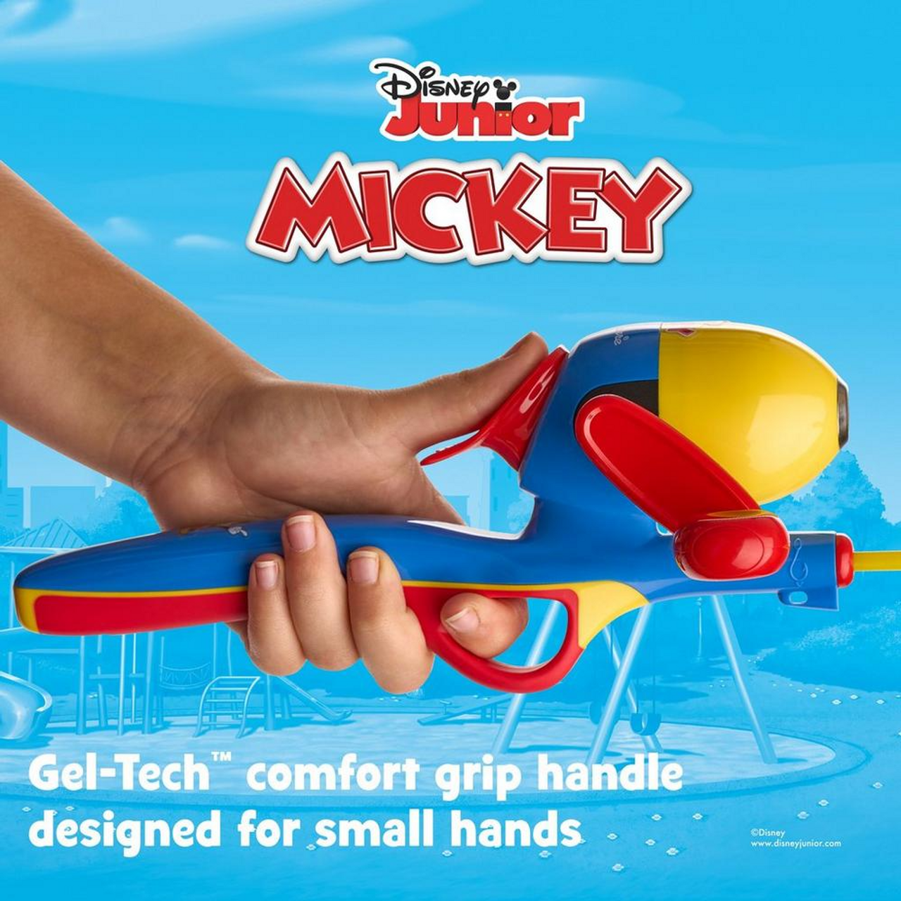 Disney Mickey Beginner Fishing Kit - Blue/Yellow/Red