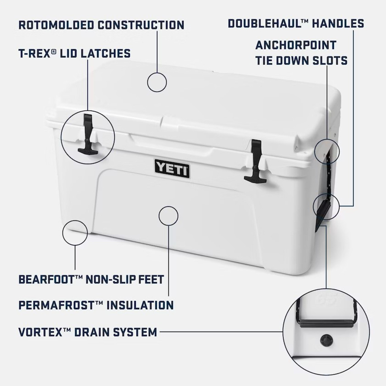 Tundra 65 Cooler - Rescue Red - Ramsey Outdoor