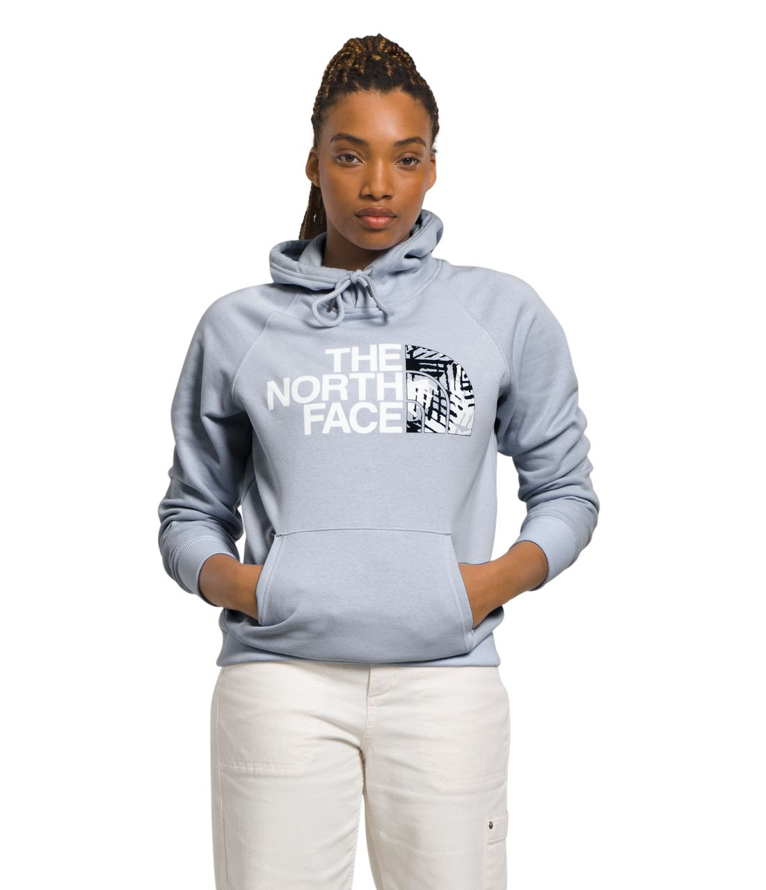 Women`s Half Dome Pullover Hoodie - Dusty Periwinkle/ Dusty