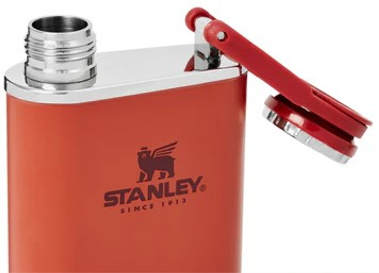 Stanley Classic Easy Fill Wide Mouth Stainless Steel Flask, 8 oz