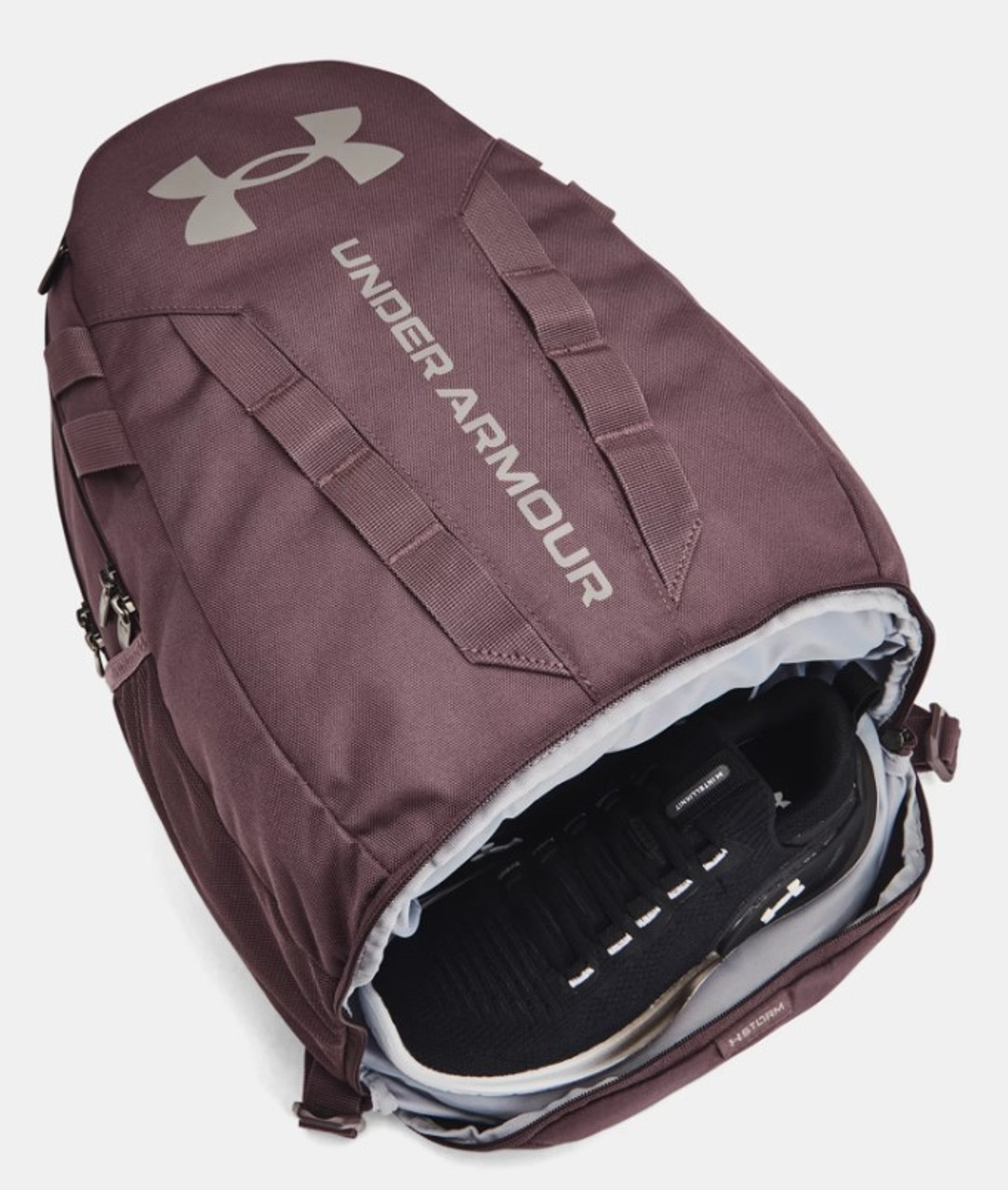 Under Armour Pitch Grey Hustle 5.0 Backpack
