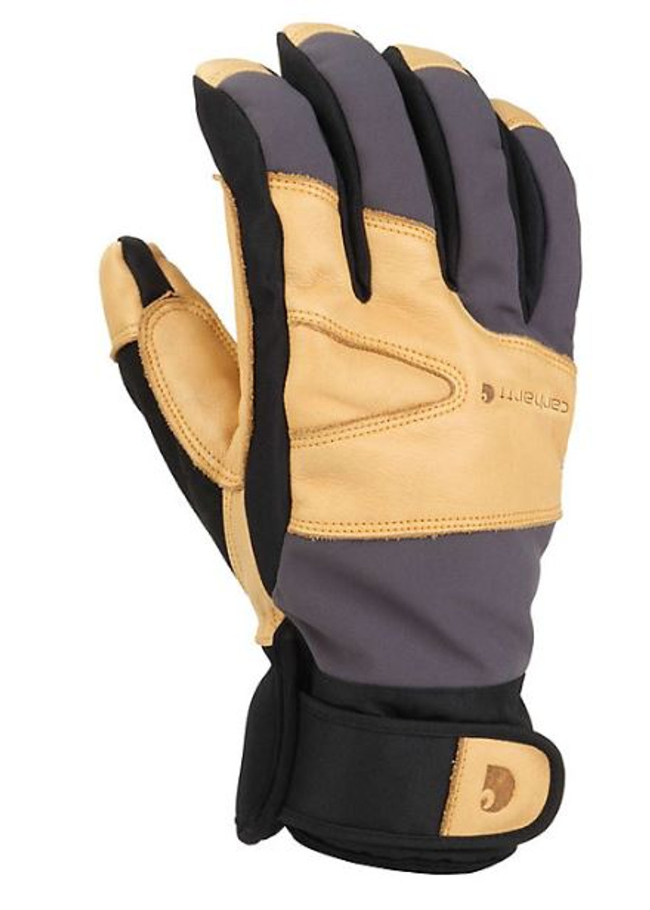 Carhartt Insulated Grain Leather Safety-Cuff Work Gloves for Men