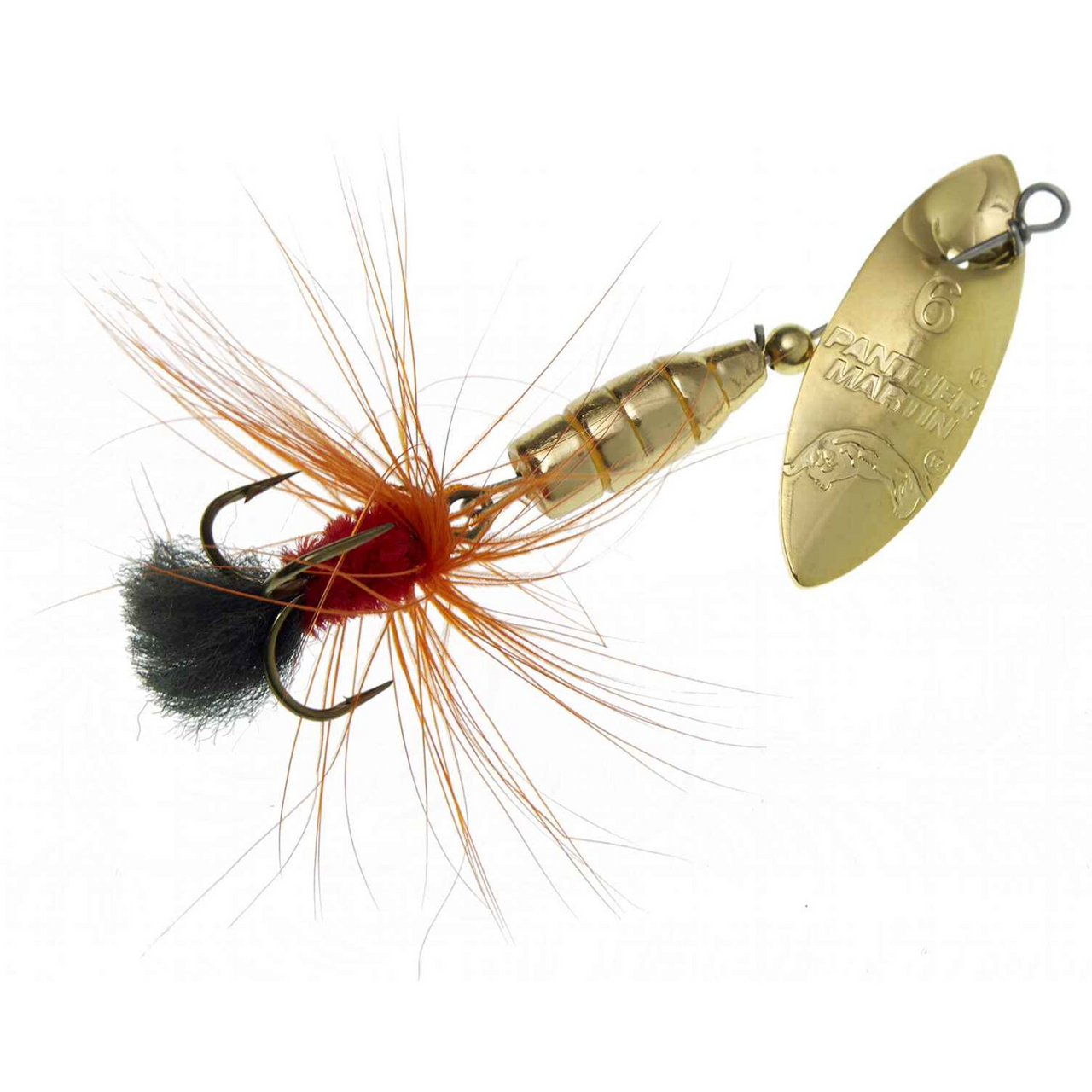 Willow Strike Metal Fly Spinner - #4 1/8 oz - Golden Olive - Ramsey Outdoor