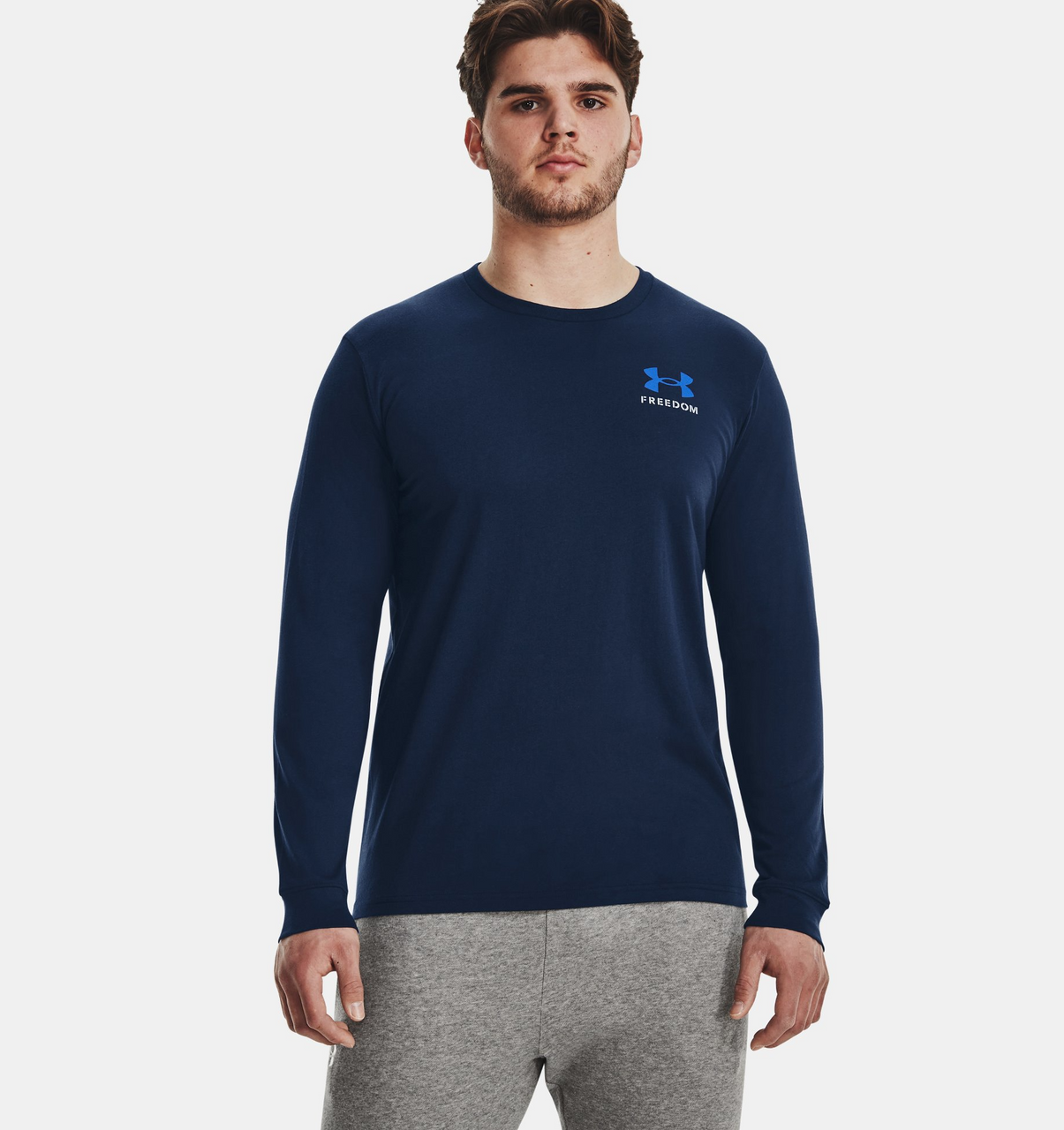  Under Armour Men's Freedom Flag T-Shirt , Marine Od