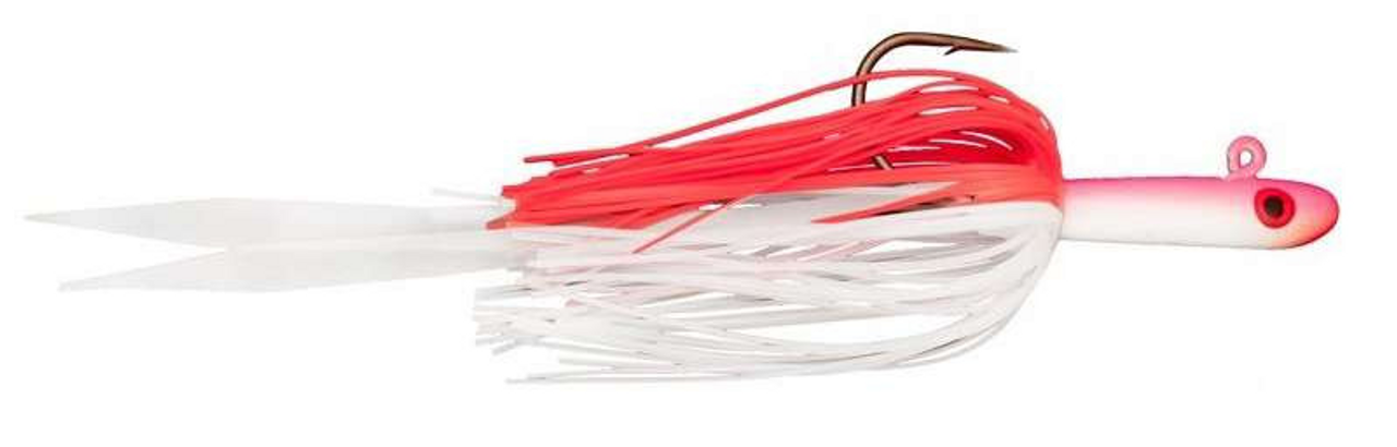 Glass Minnow w/Silicone Skirt - 1 - Pink/White - Ramsey Outdoor