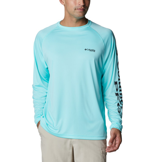  Columbia Men's Terminal Tackle Long Sleeve Fishing Shirt,  Beet/White Logo, Large : Clothing, Shoes & Jewelry