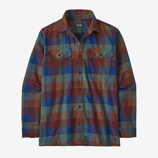 Men's Long-Sleeve Organic Cotton Midweight Fjord Flannel Shirt