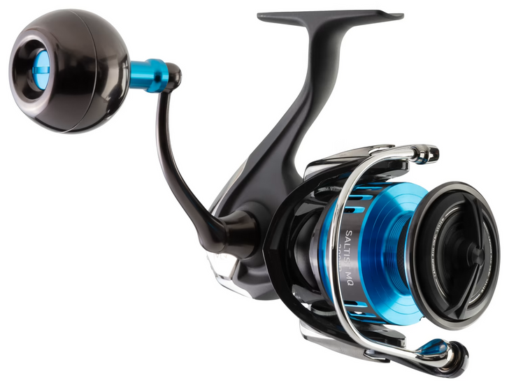 Saltist MQ Saltwater Spinning Reel - (SALTISTMQ3000D-XH) - Black/Blue/Chrome