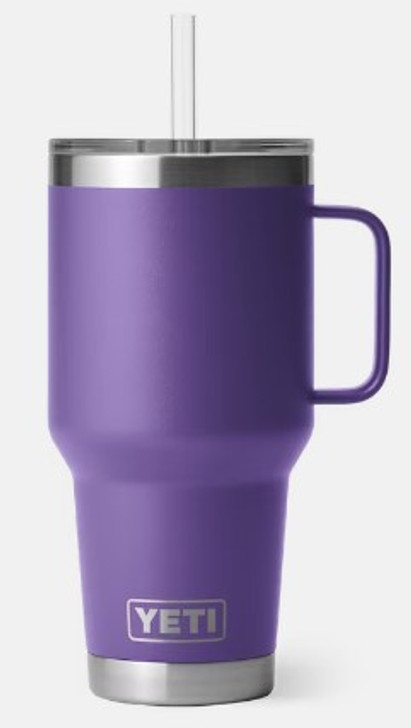 Yeti Rambler 35 oz Navy Mug with Straw