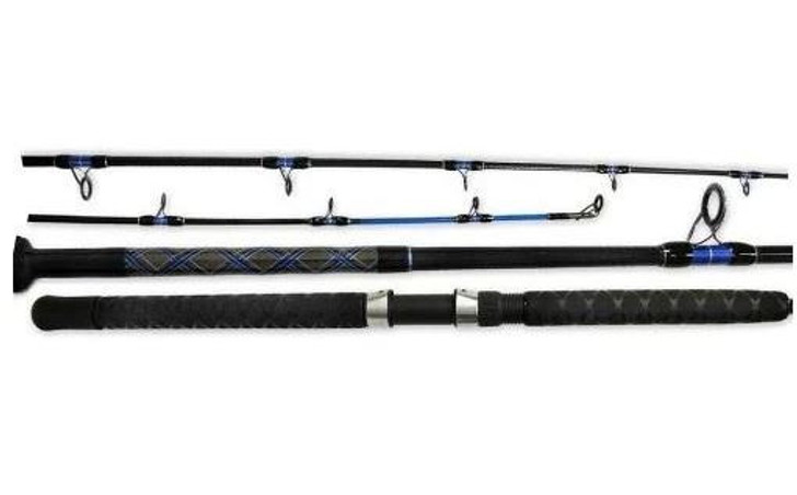 Saphire XT Pro Boat Spinning Jigging Rod (691M) - Black - Ramsey