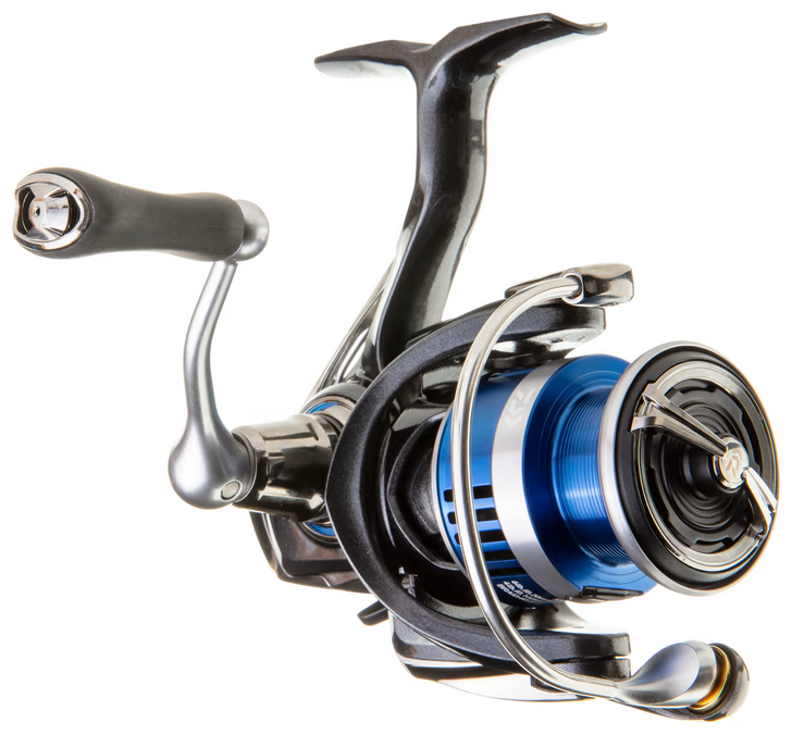 Legalis LT Spinning Reel - (LEGLT2500D) - Black/Blue/Chrome - Ramsey Outdoor