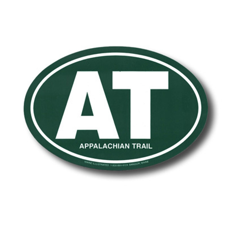 Appalachian Trail Oval Magnet - Green/White