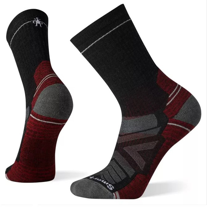 Men's Hike Light Cushion Crew Socks - Charcoal